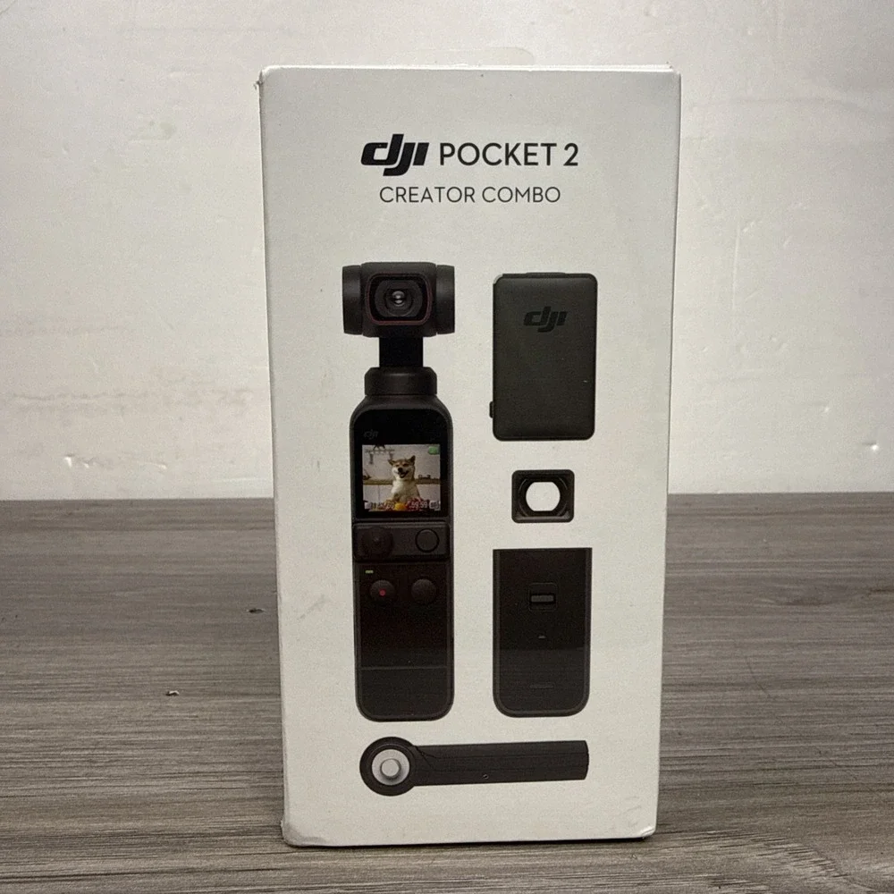 DJI Pocket 2 Creator Combo 3-Axis Stabilized 4K Handheld Camera - Black